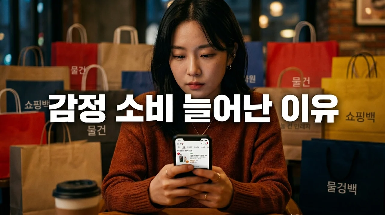 감정 소비 늘어난 이유 5가지와 스트레스 지출 줄이는 법