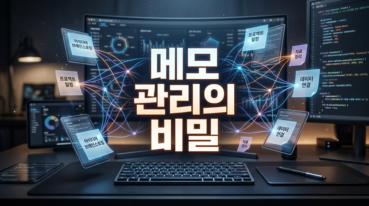 메모 관리 어려운 이유 5가지와 생산성을 높이는 기록 최적화 전략