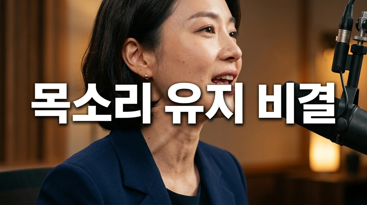 목소리 유지 어려운 이유 5가지와 성대 건강 관리법 총정리