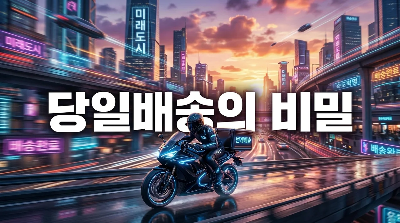 당일배송 늘어난 이유, 유통 시장의 판도가 바뀐 5가지 핵심 요인