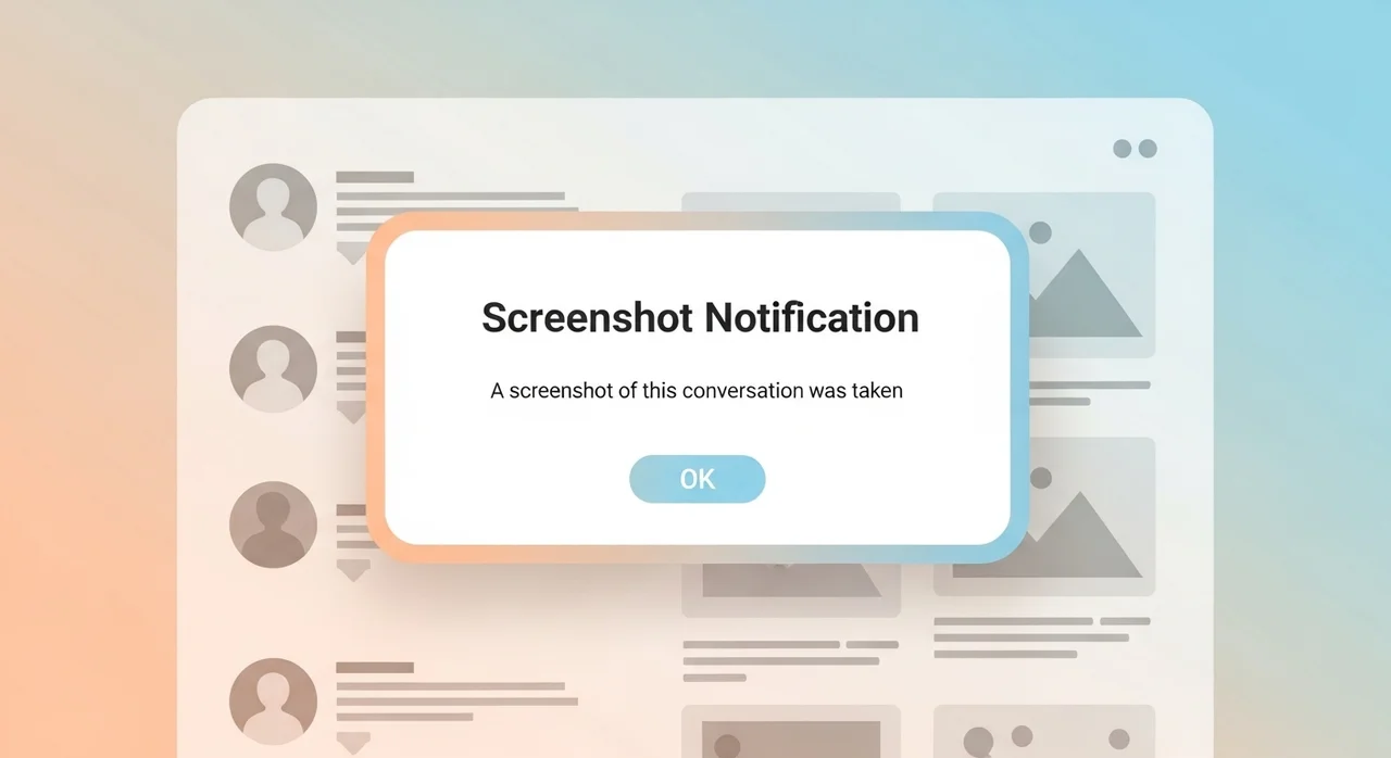 인스타그램 및 소셜 미디어에서의 캡처 알림