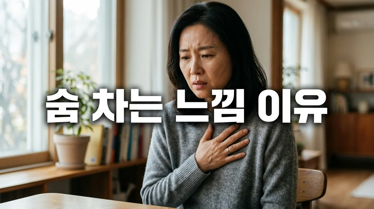 요즘 숨 차는 느낌 이유 5가지와 원인별 해결법 총정리