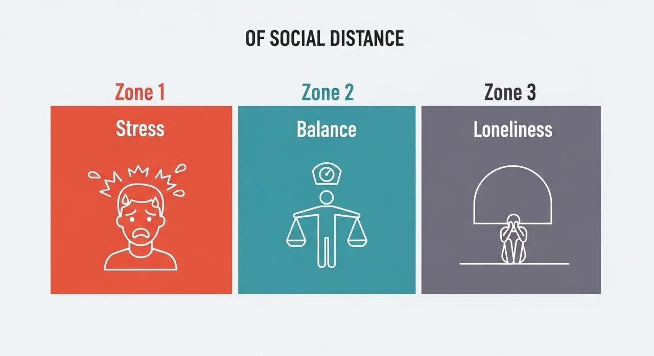 관계의 질을 높이는 '최적의 거리' 데이터 비교
