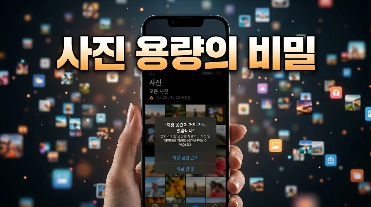 스마트폰 용량 부족의 주범! 사진 보관 늘어난 이유 5가지와 해결법