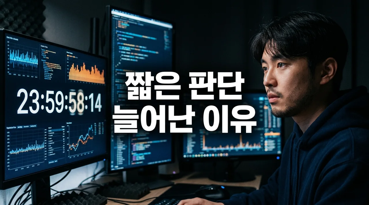 현대인의 짧은 판단 늘어난 이유, 뇌 과학과 사회적 변화로 분석하기