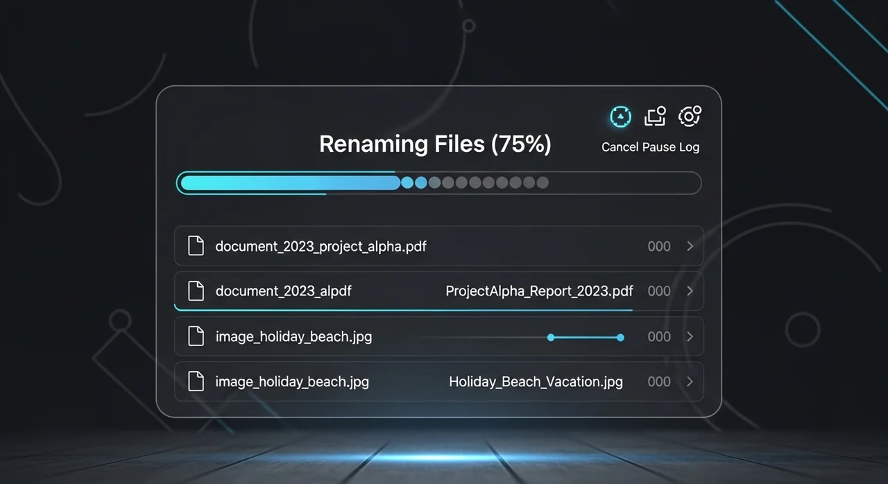 대량 파일 이름 일괄 변경으로 해결하기