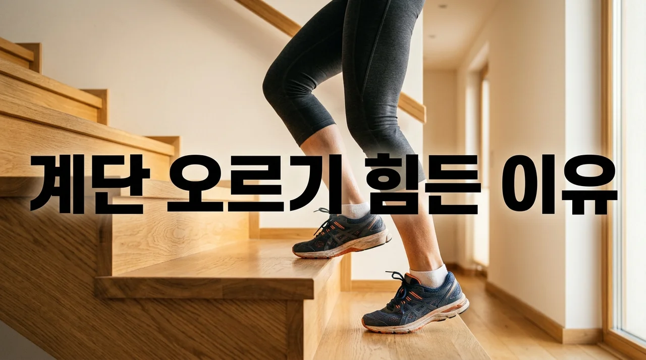 계단 오르기 힘든 이유 5가지와 무릎 통증 완화 및 근력 강화법