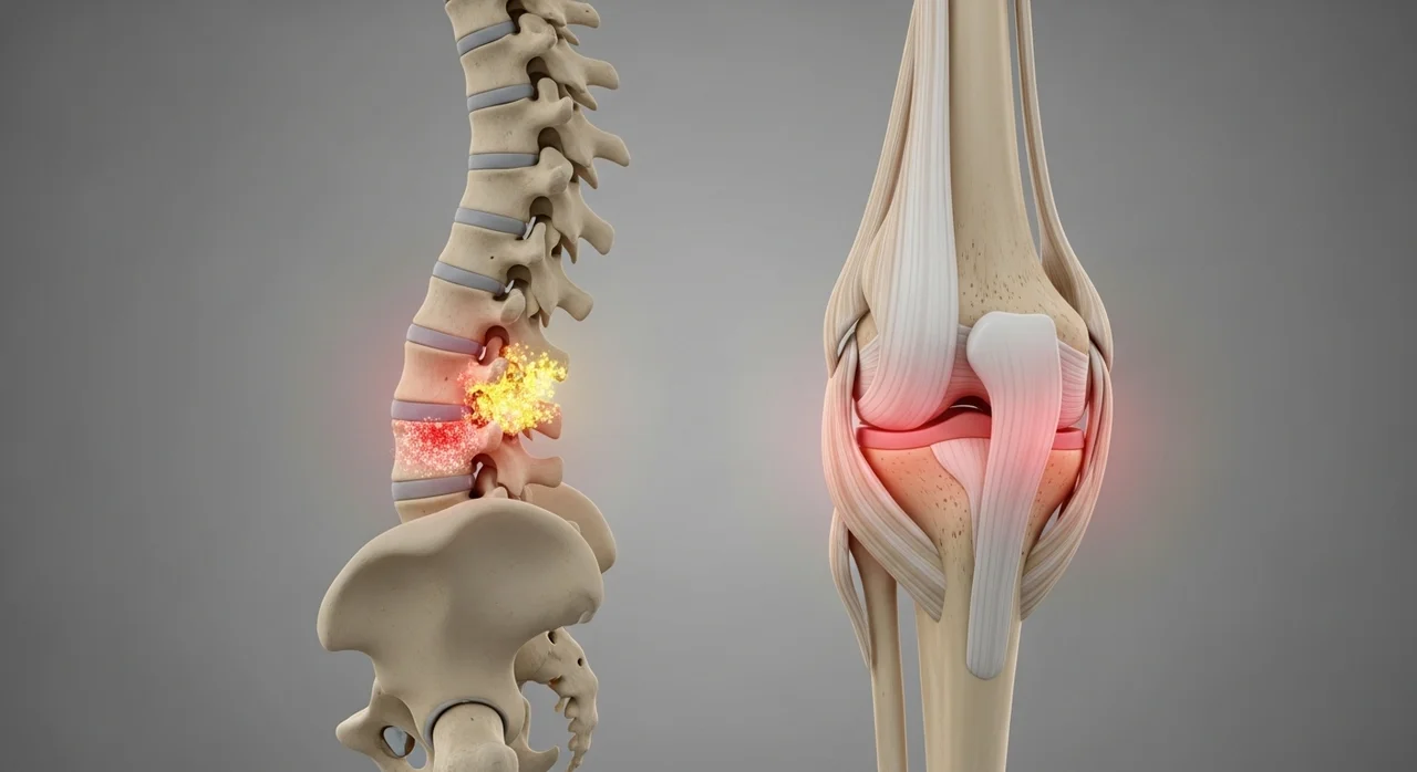 2. 척추협착증 vs 무릎 관절염: 통증의 차이