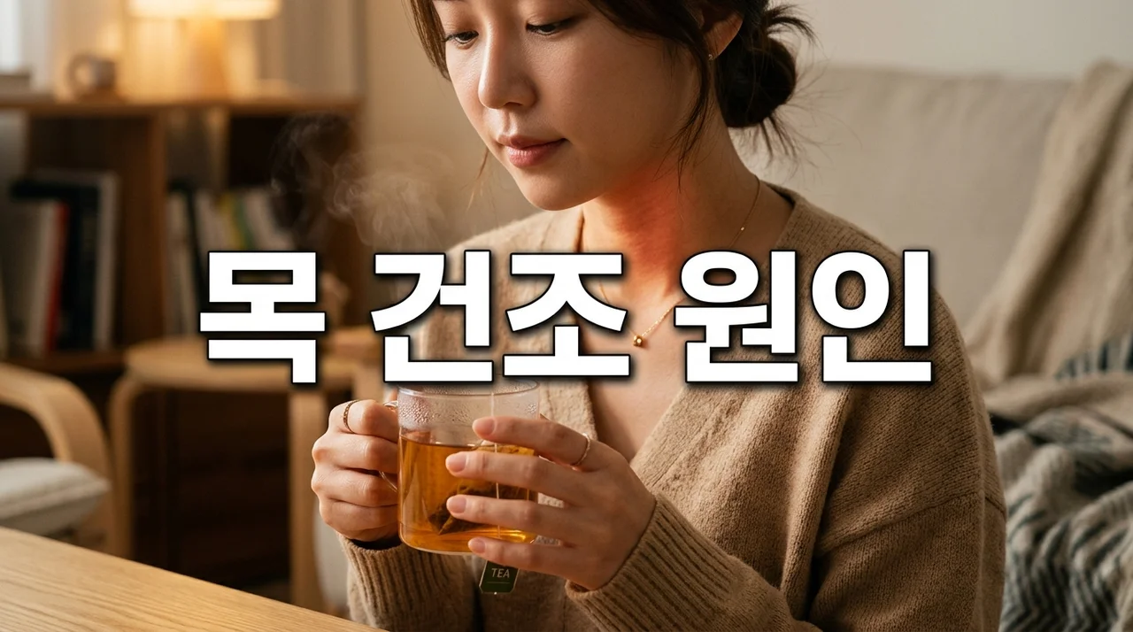 목 건조 느껴지는 이유 7가지와 이물감 완벽 해결 가이드