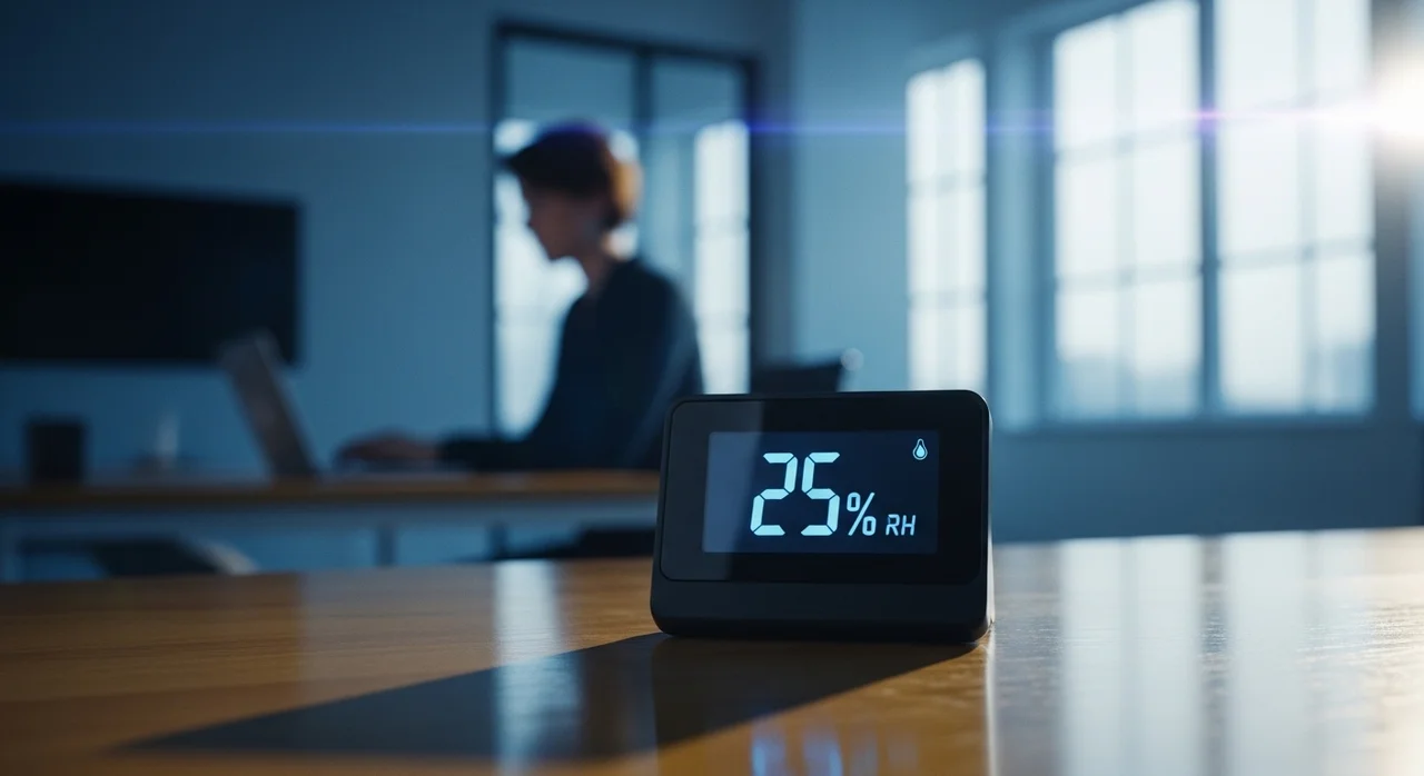 1. 실내 습도 저하와 미세먼지 영향