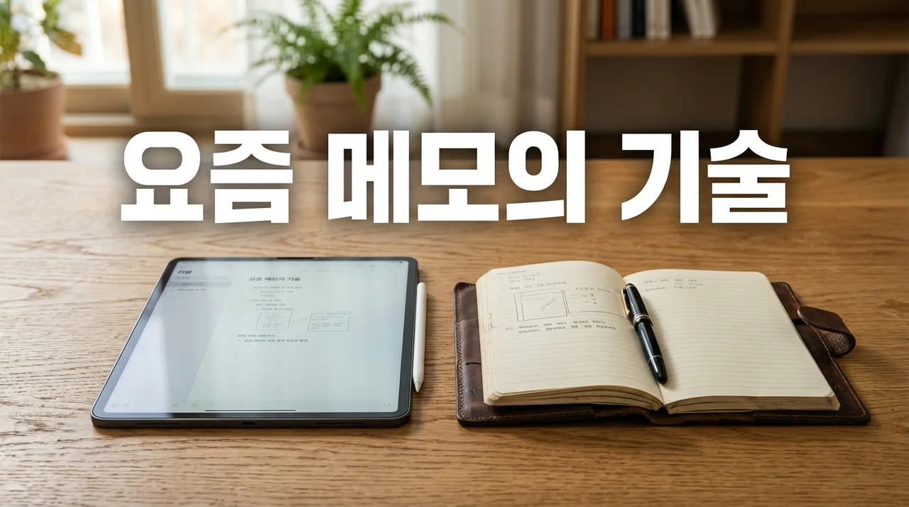 요즘 메모 늘어나는 이유 5가지 | 디지털 시대의 기록법과 생산성 비결