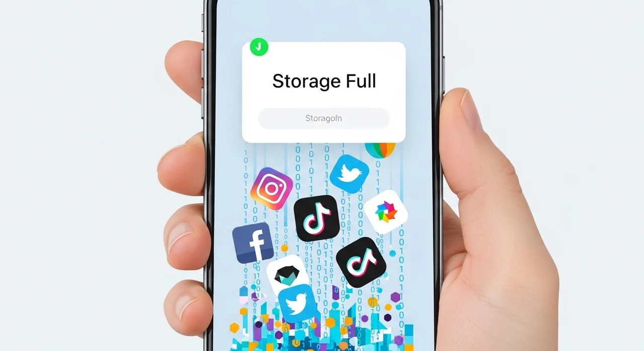 모바일 용량 부족의 주범: 메신저 캐시와 고화질 미디어