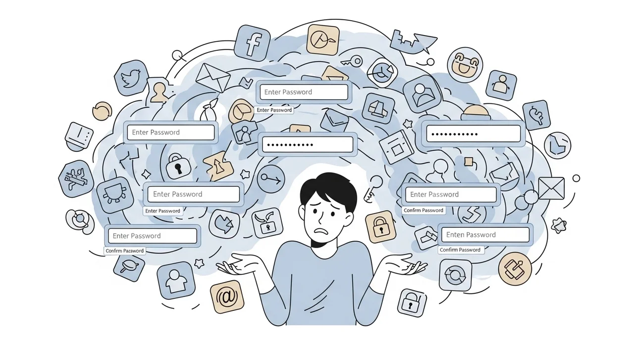 계정 파편화와 비밀번호 관리의 한계