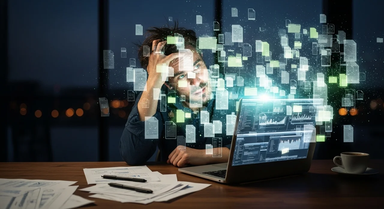 디지털 홍수 속에서 길을 잃다: 왜 파일 찾기가 힘들어졌을까?