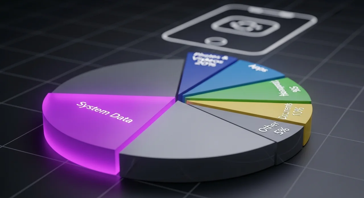 2. 주범은 '시스템 데이터'와 '기타' 영역