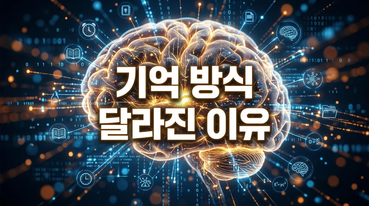 기억 방식 달라진 이유, 당신의 뇌가 디지털에 적응하는 5가지 과학적 증거