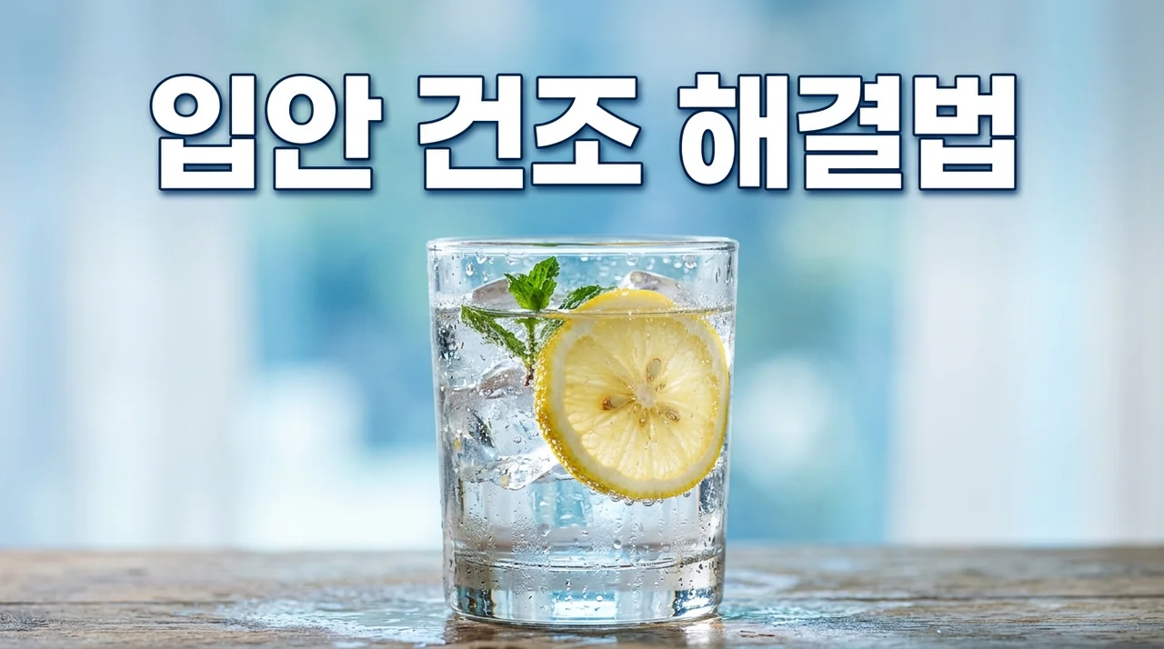 입안 건조한 느낌 이유 5가지와 효과적인 구강건조 해결법