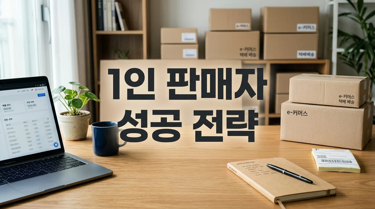 1인 판매자 증가 시대: 온라인 쇼핑몰 창업 성공 전략 및 운영 꿀팁