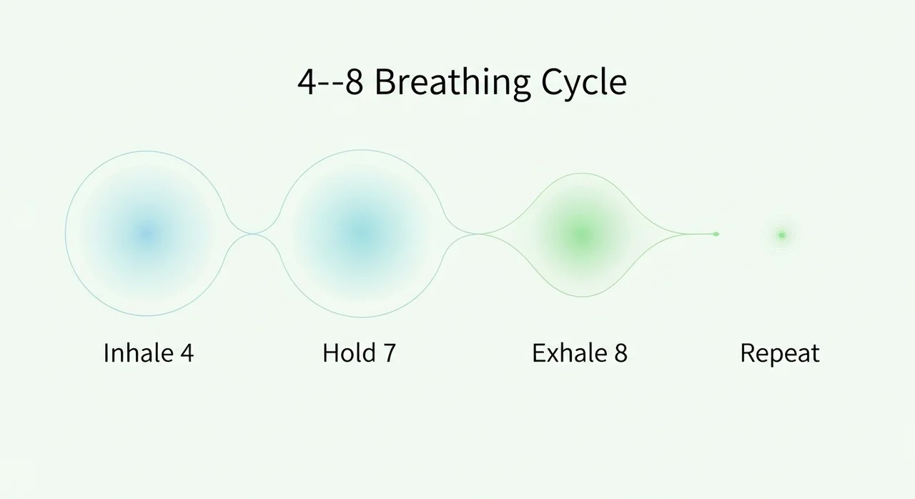 깨진 호흡 리듬을 되찾는 4-7-8 호흡법