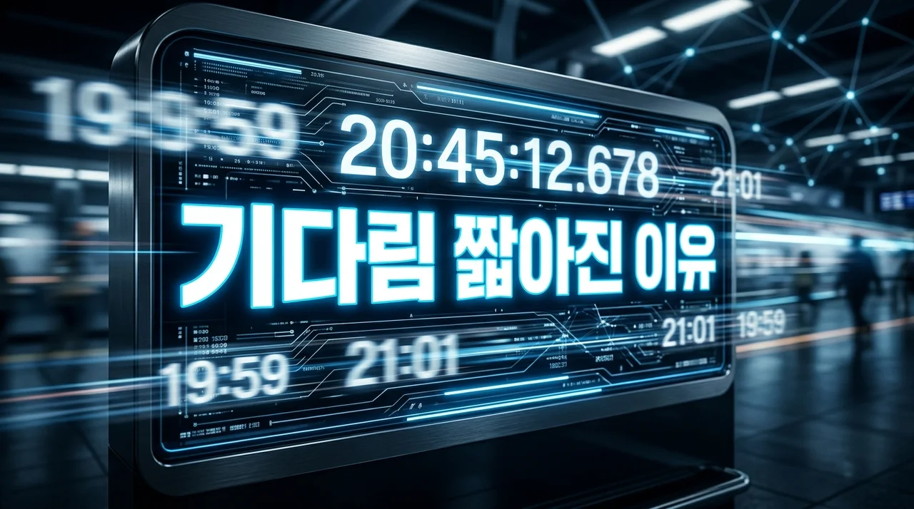 기다림 짧아진 이유: 기술과 시스템이 바꾼 일상의 속도 분석