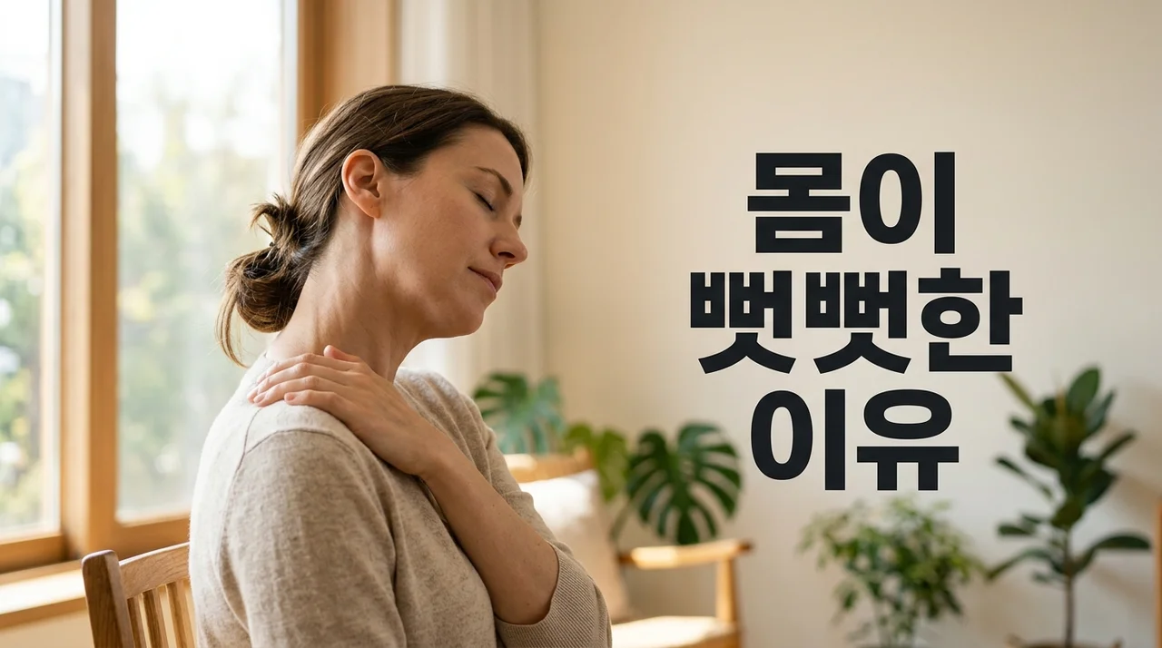 몸이 뻣뻣해진 느낌 이유 5가지와 근육 경직 해결 방법