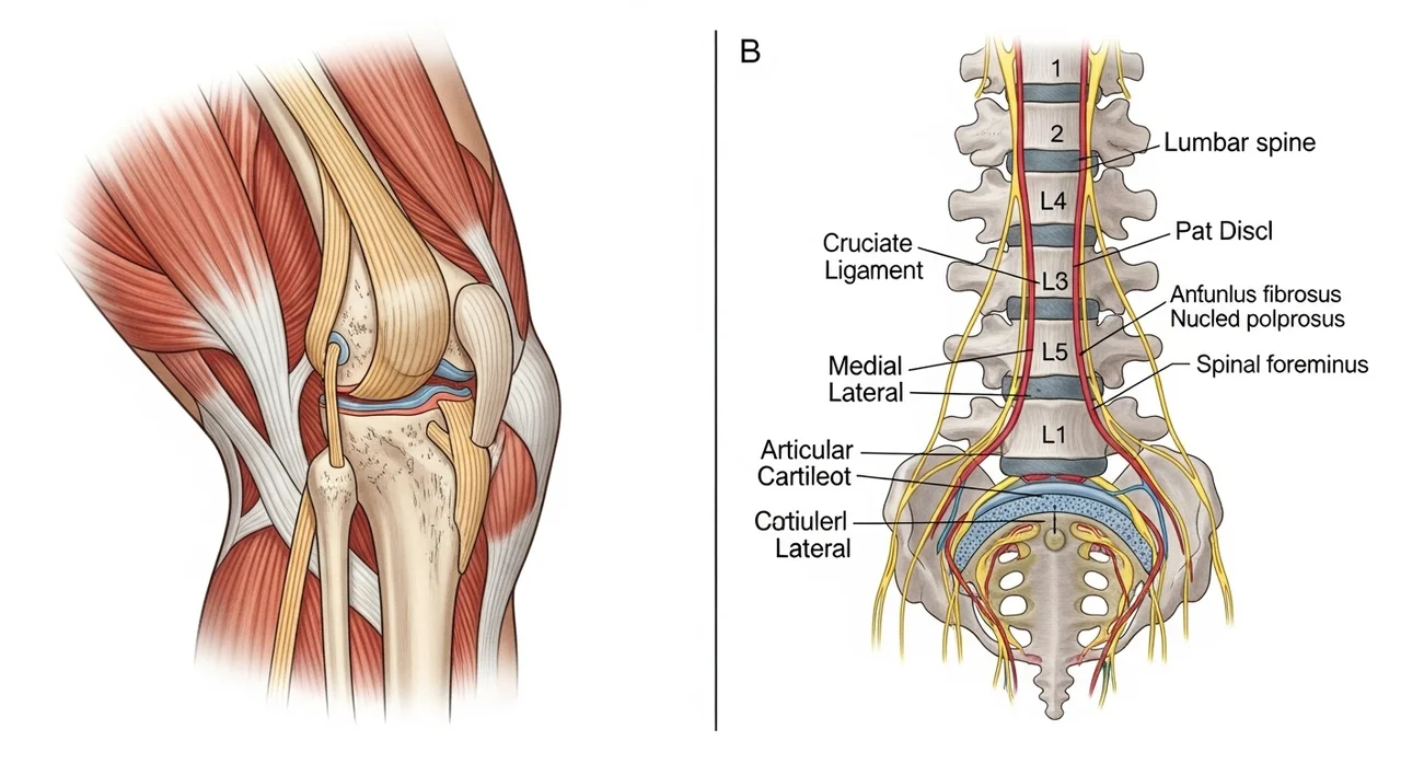 2. 무릎 관절염과 척추협착증의 신호