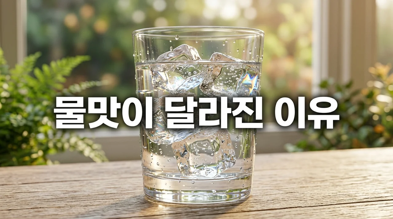 요즘 물맛 다르게 느껴지는 이유, 정수기 필터와 수질의 비밀 5가지