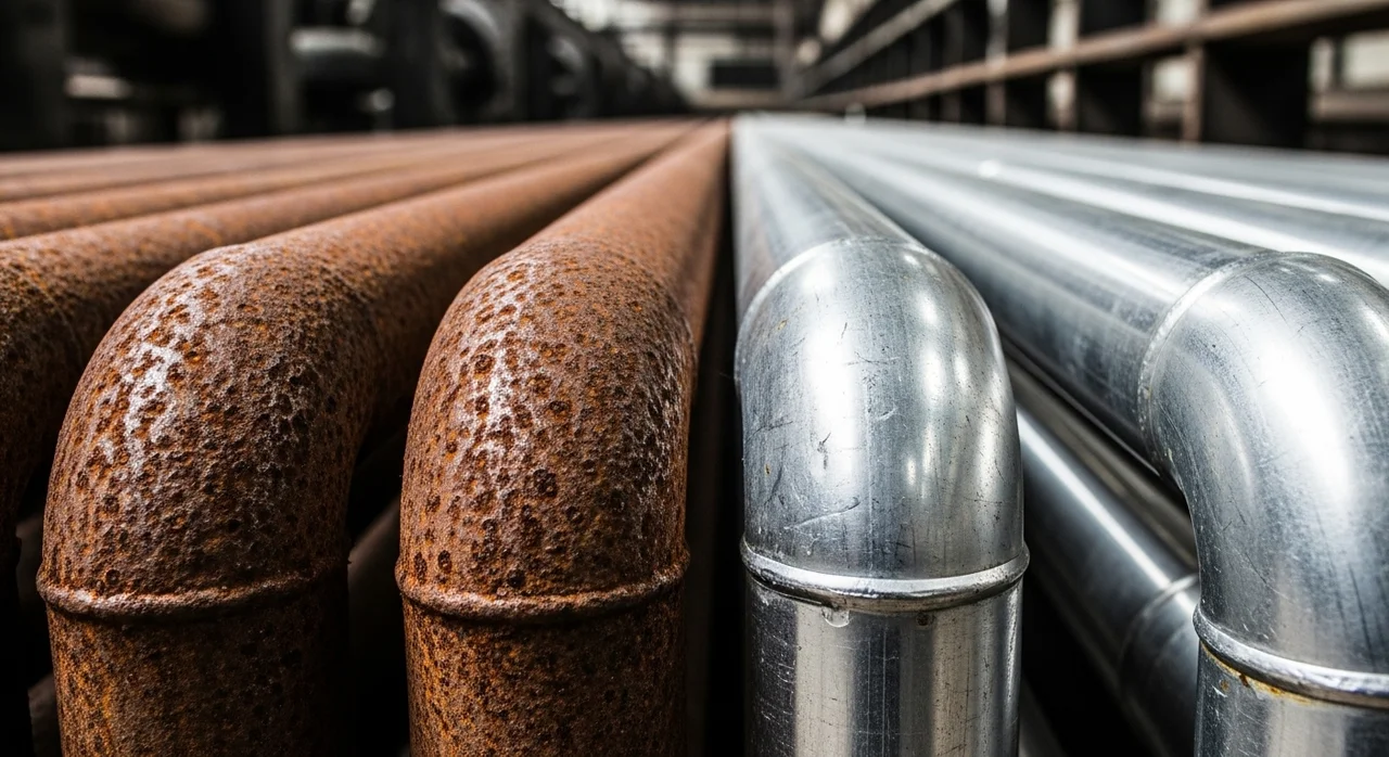 3. 노후된 배관과 미네랄 용출