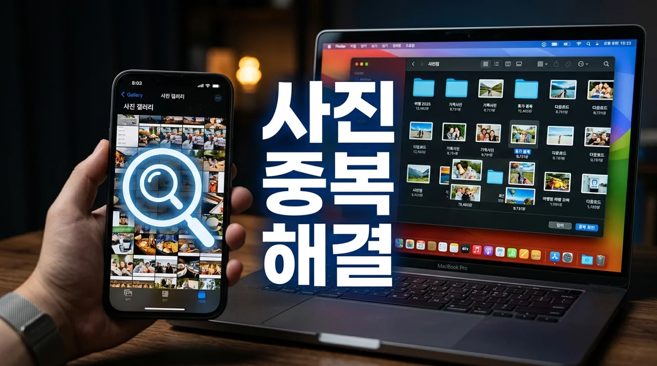 사진 중복 쌓이는 이유 5가지와 스마트폰 PC 저장 공간 확보 해결법