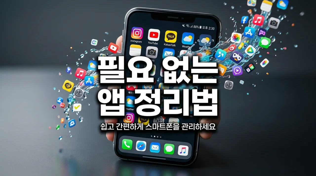 필요 없는 앱 늘어난 이유 5가지와 효율적인 스마트폰 정리 가이드