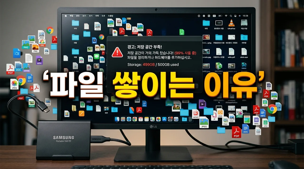 컴퓨터 스마트폰 용량 부족? 파일 쌓이는 이유와 정리 방법 5가지