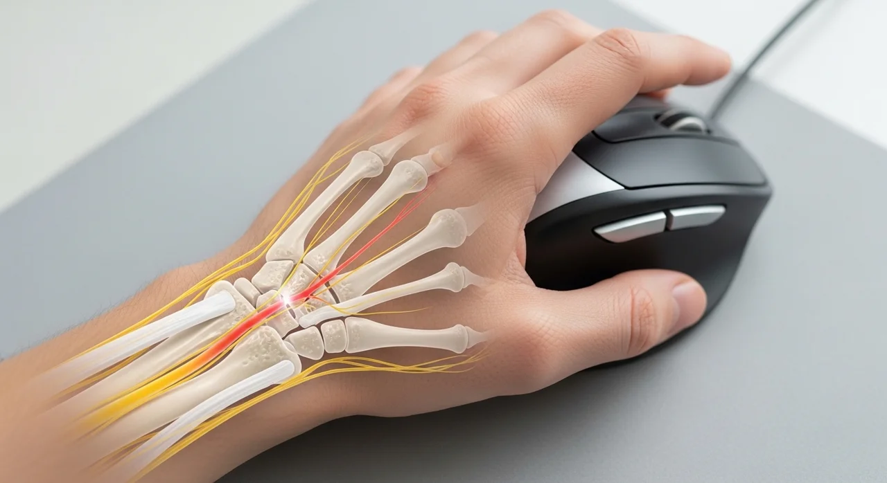 2. 손목 터널 증후군 (수근관 증후군)