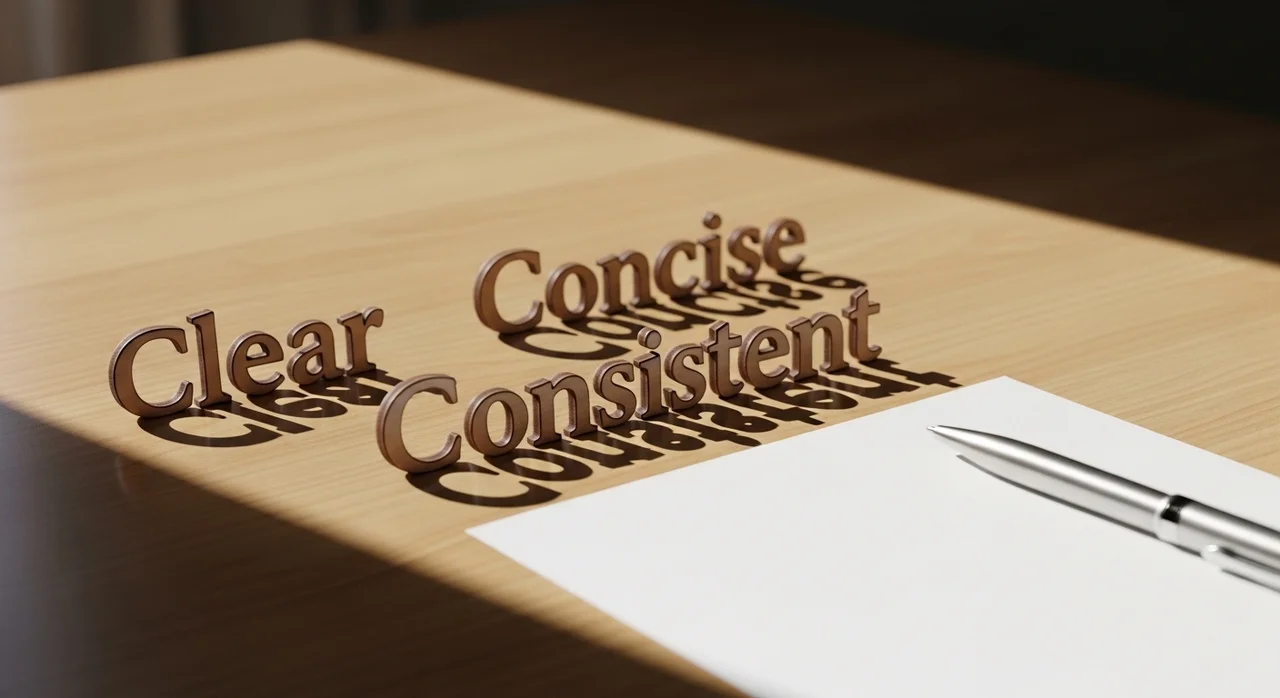 소통 방식 단순화를 위한 3C 원칙: Clear, Concise, Consistent