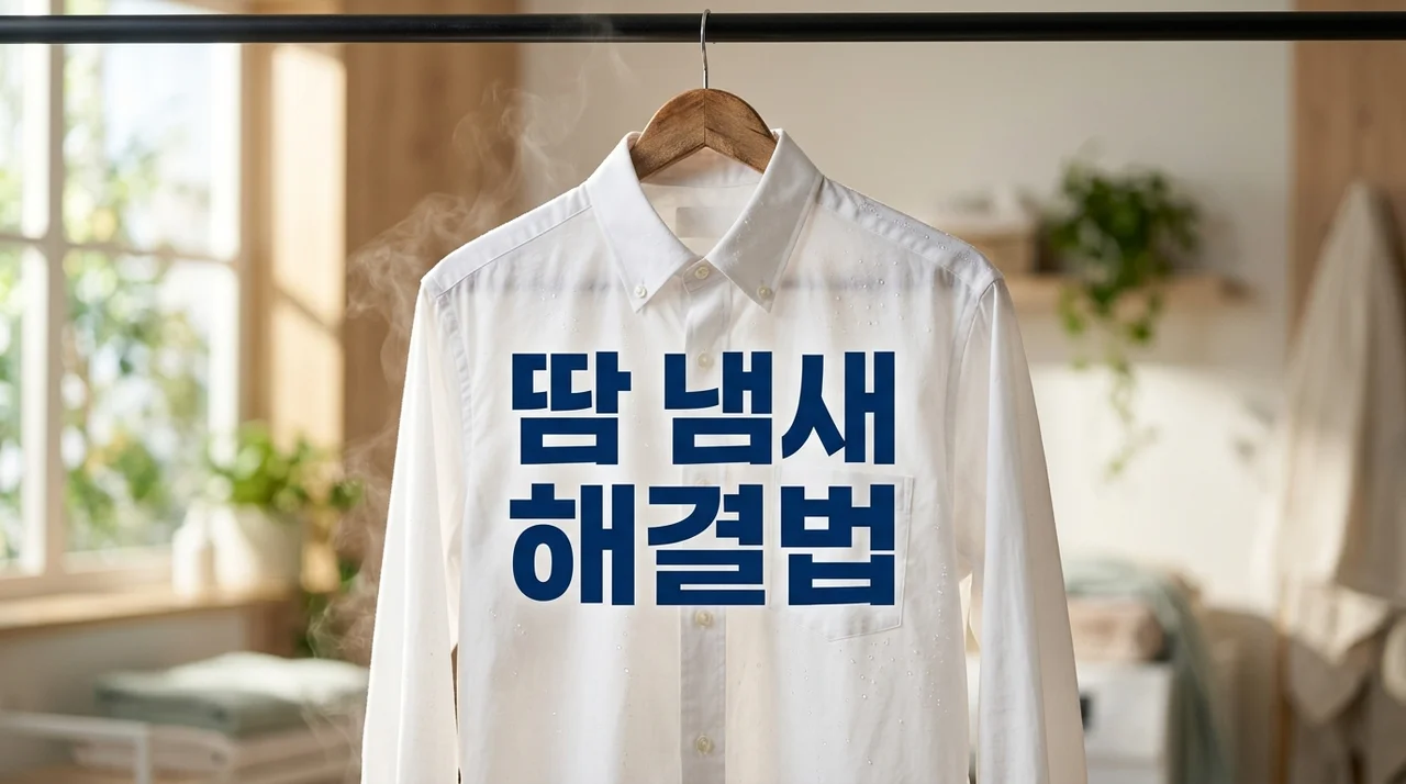 땀 냄새 오래가는 이유와 옷에 밴 악취 완벽 제거 방법 5가지