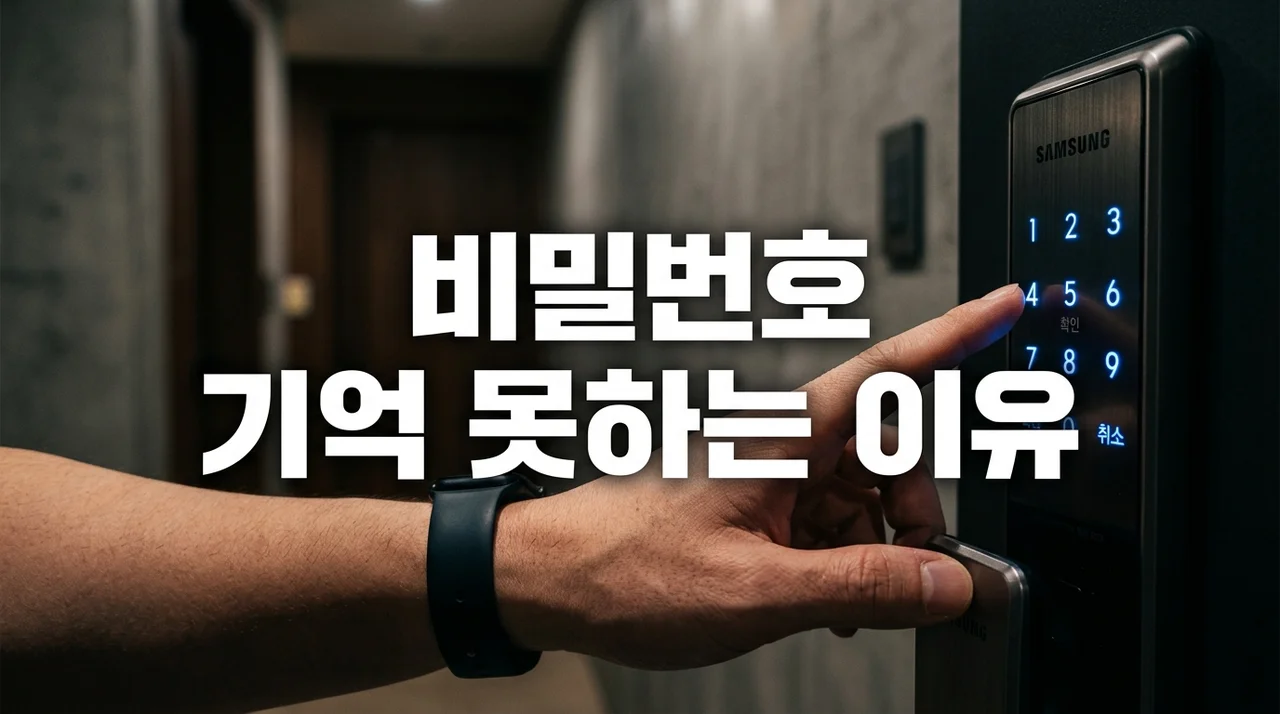 도어락 비밀번호 갑자기 기억 안 나는 이유: 뇌과학으로 본 기억의 오류
