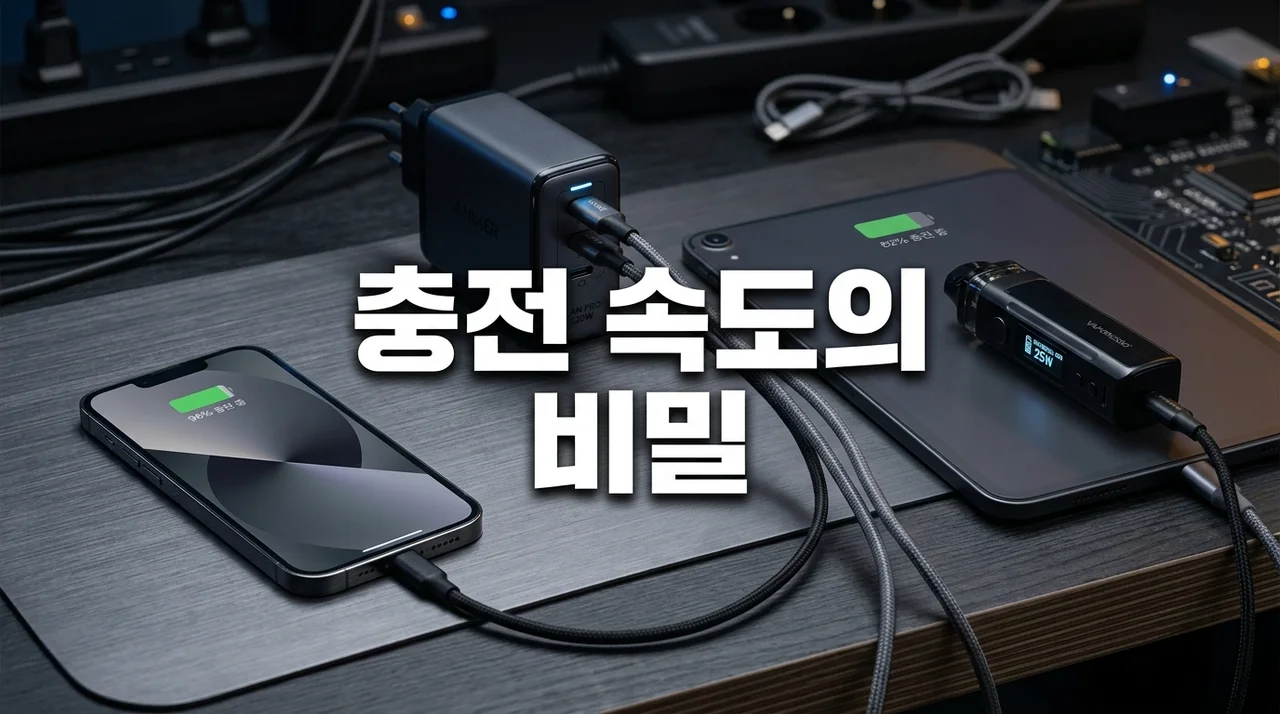 기기마다 충전 속도 다른 진짜 이유! 배터리 수명 지키는 올바른 충전법
