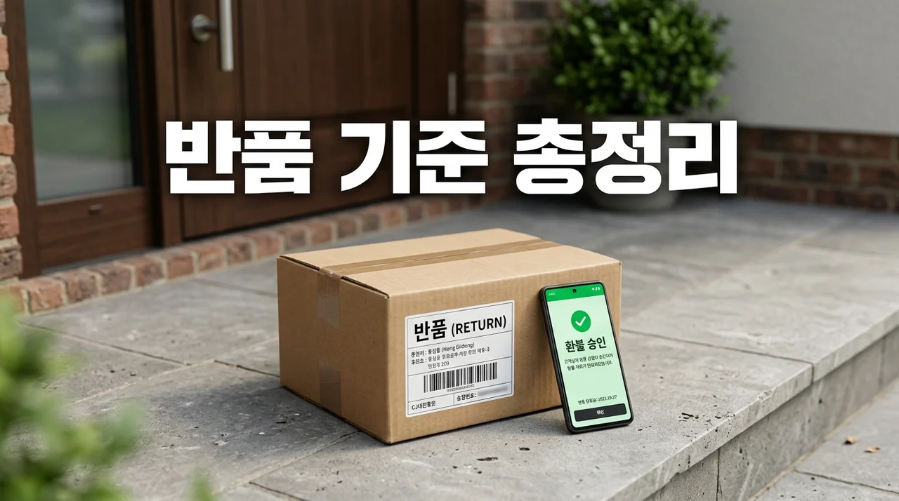 반품 기준 달라진 이유와 2026년 이커머스 환불 정책 완벽 가이드