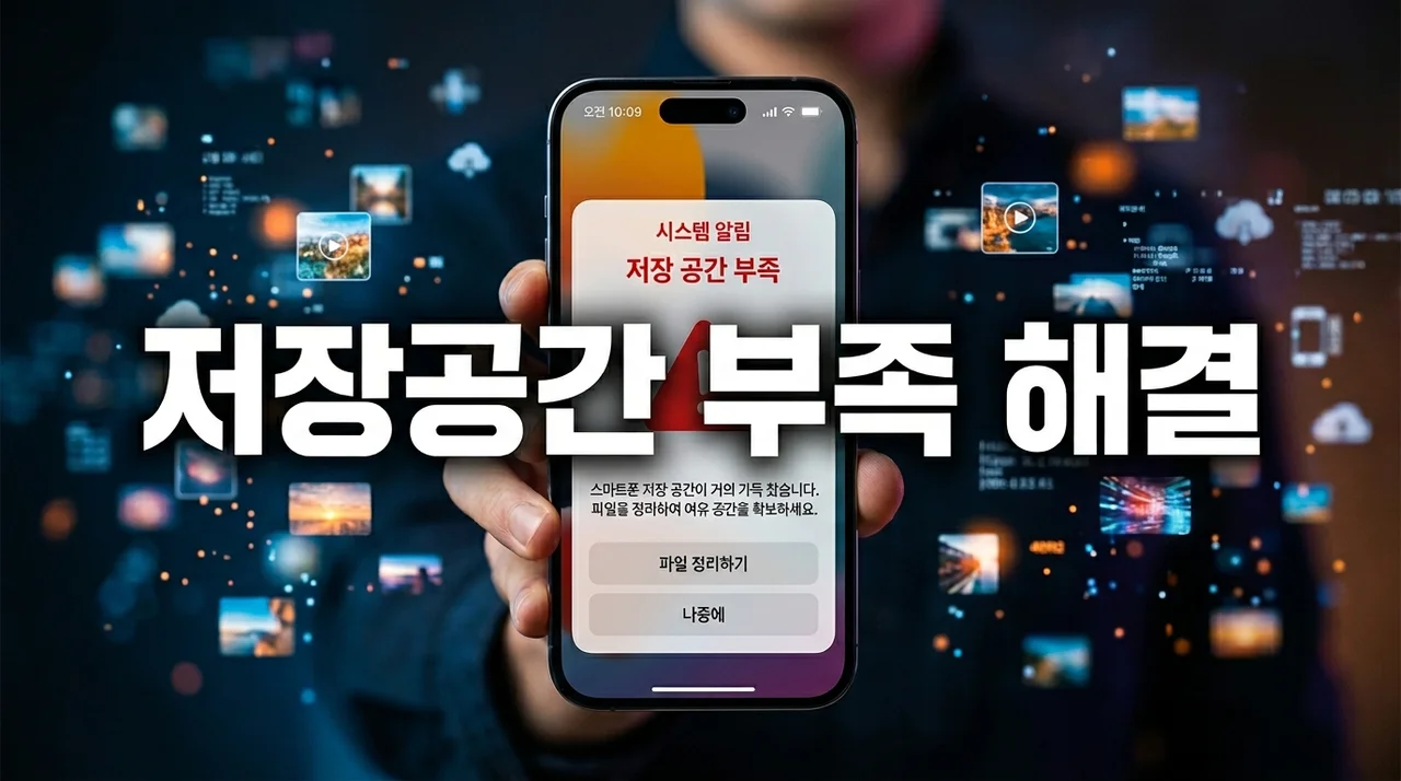 요즘 스마트폰 저장공간 금방 차는 이유 5가지와 해결 방법