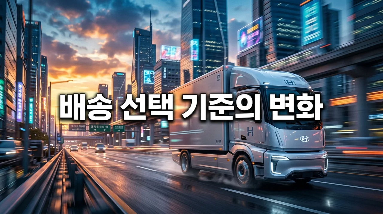배송 선택 기준 변화: 이제는 가격보다 '빠른 배송'이 우선인 이유