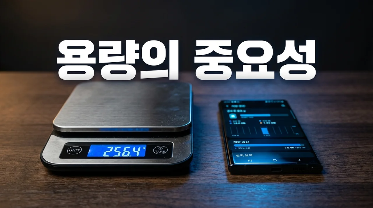 용량 신경 쓰이는 이유: 가전부터 피부 시술까지 상황별 선택 가이드