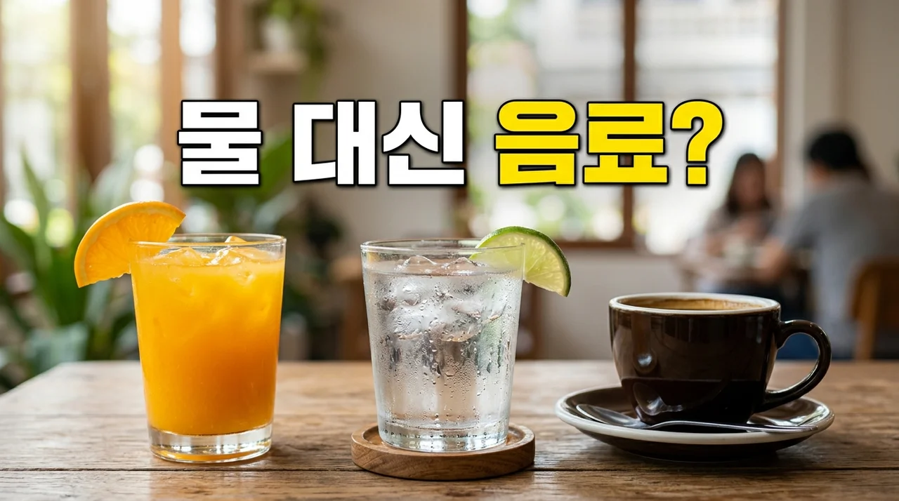 물 대신 다른 음료 찾는 이유와 건강한 수분 보충 가이드