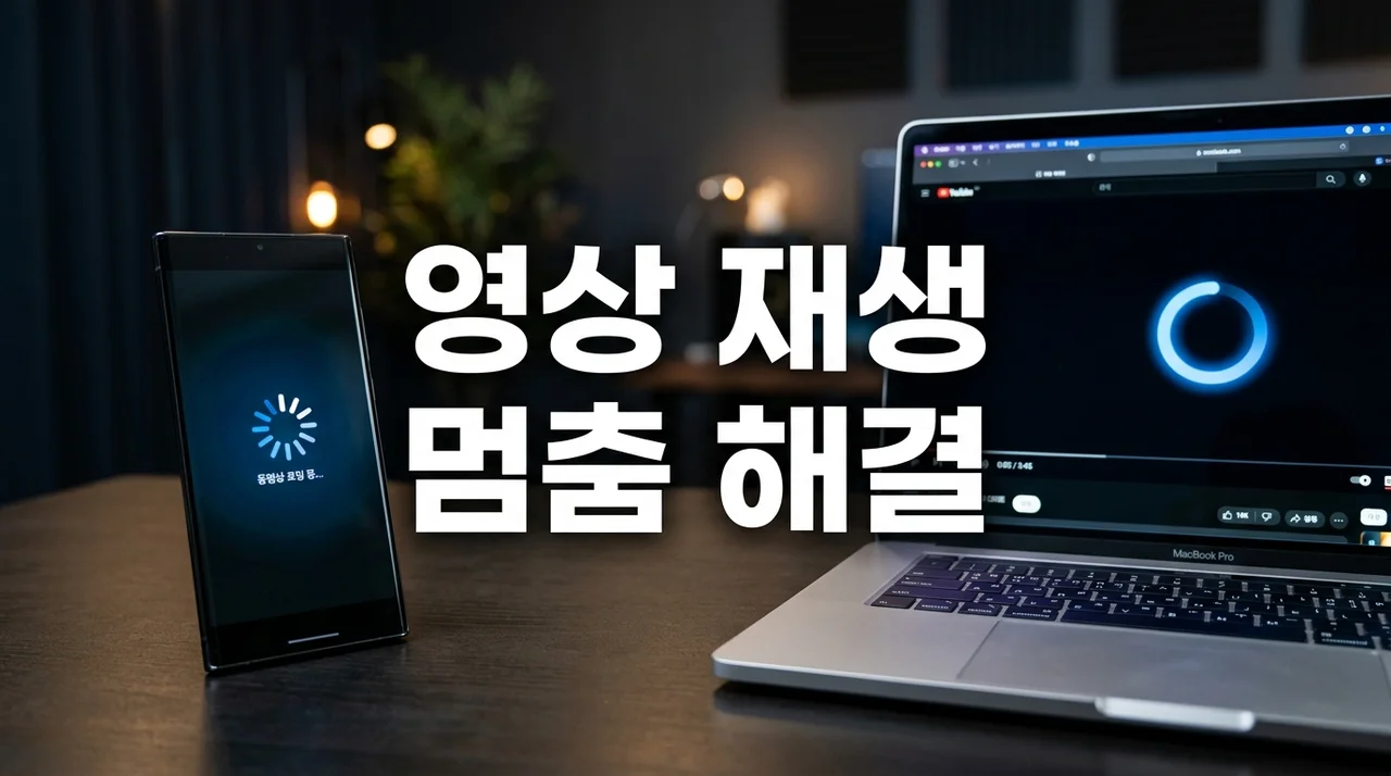 영상 재생 중 멈춤 이유와 해결 방법 7가지 완벽 가이드