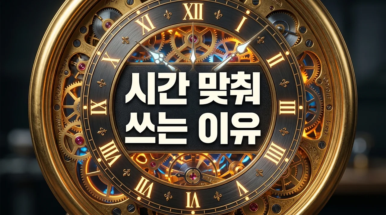 시간 맞춰 쓰는 이유: 성과를 바꾸는 초개인화 시간 관리 전략